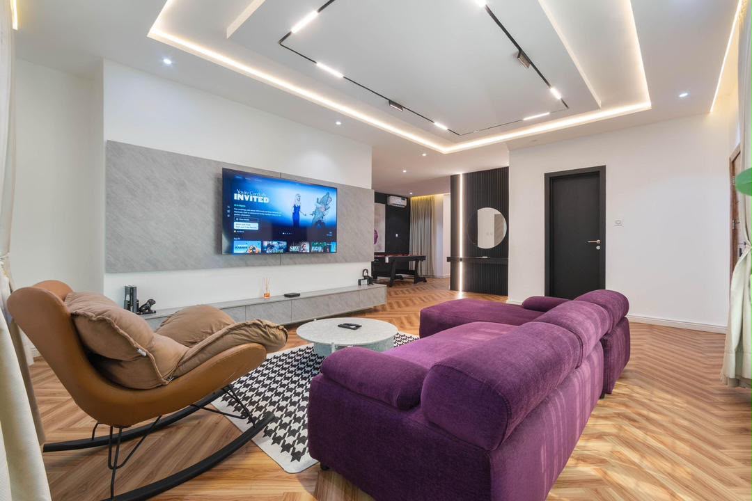 Purple label 3 bedroom shortlet apartment in Lekki Phase 1
